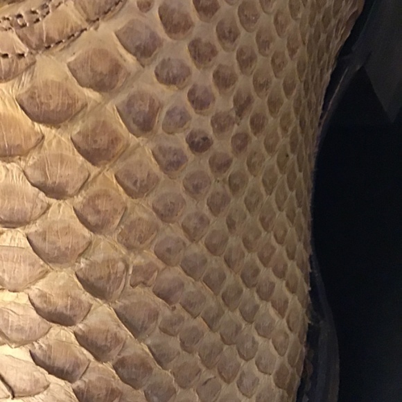 Cowboy boots- DAN POST Honey Waxy 9.5 EW Python - Picture 4 of 14